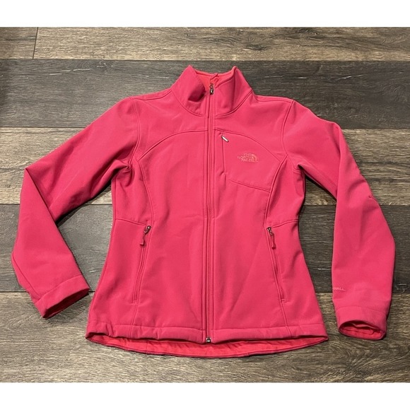 The North Face Jackets & Blazers - The North Face Jacket Womens Small Pink Softshell Fleece Lined Hooded WindWall